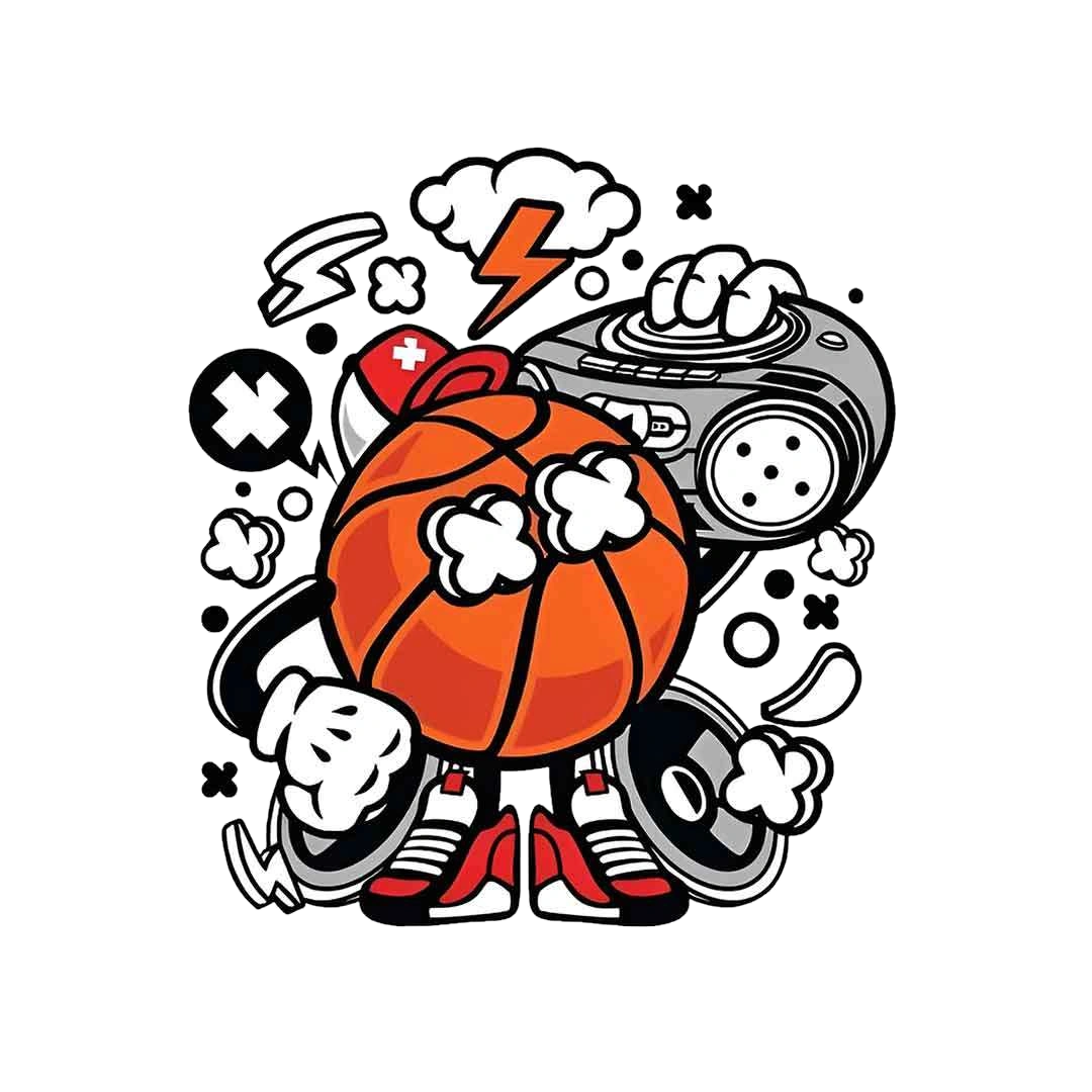Basketball Beatbox Sticker
